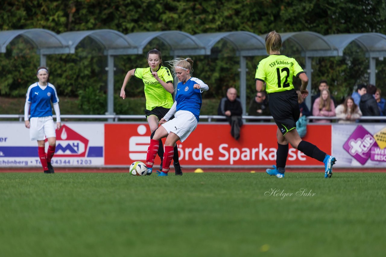 Bild 76 - B-Juniorinnen TSV Schoenberg - Holstein Kiel : Ergebnis: 0:23